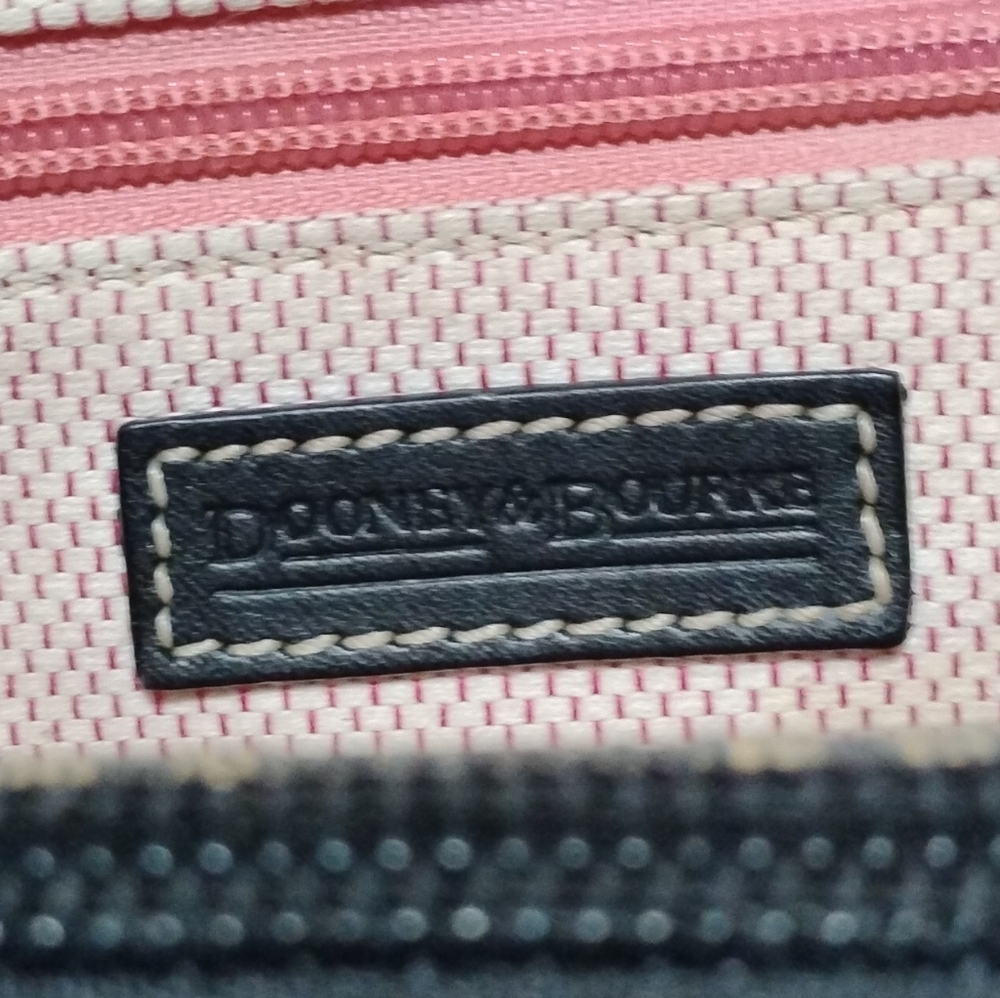 Dooney and Bourke Canvas w/Leather Trim satchel/crossbody - Picture 9 of 16